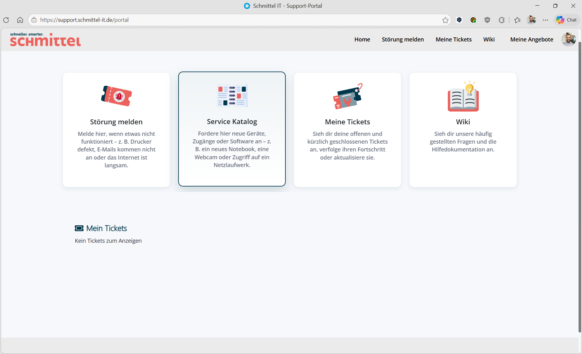 User help and service desk
